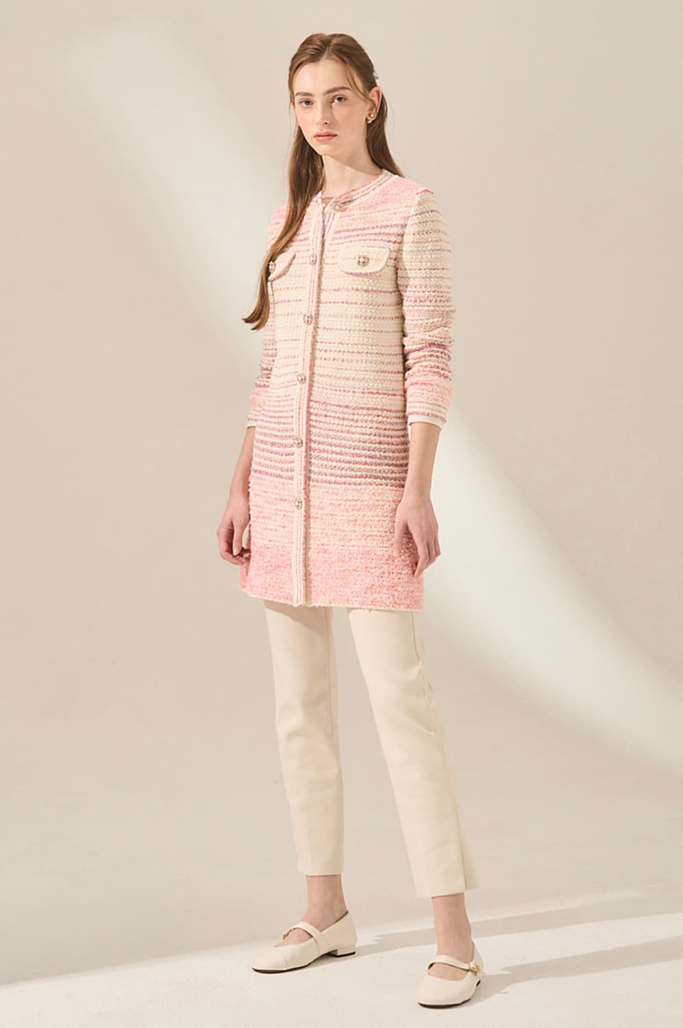 Free 사이즈 텍달린 새상품 마인 정가83만 원피스 겸 니트 가디건 상품이미지2