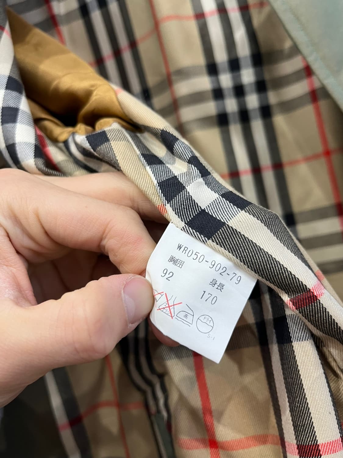 90s 버버리 트렌치 코트  상품이미지7