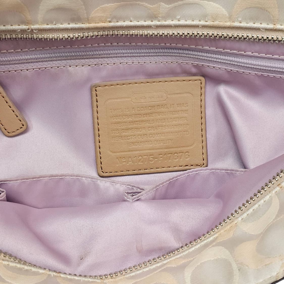 Coach 코치 시그니처 베이지 토트백 상품이미지10