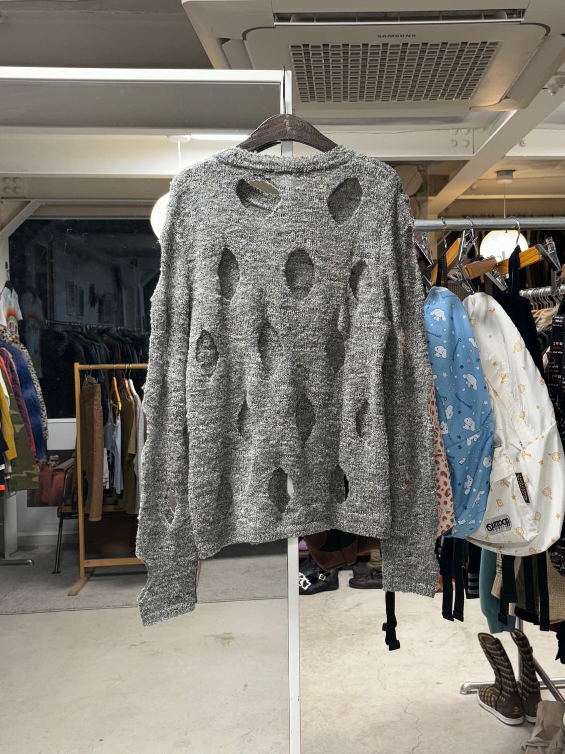 Le-fluy 데미지 니트 상품이미지2