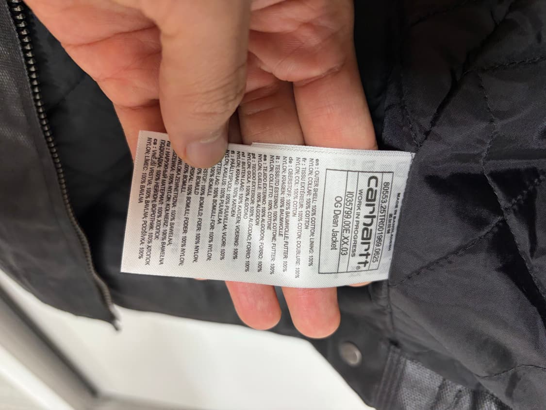 칼하트wip OG 딘 자켓 M 상품이미지5