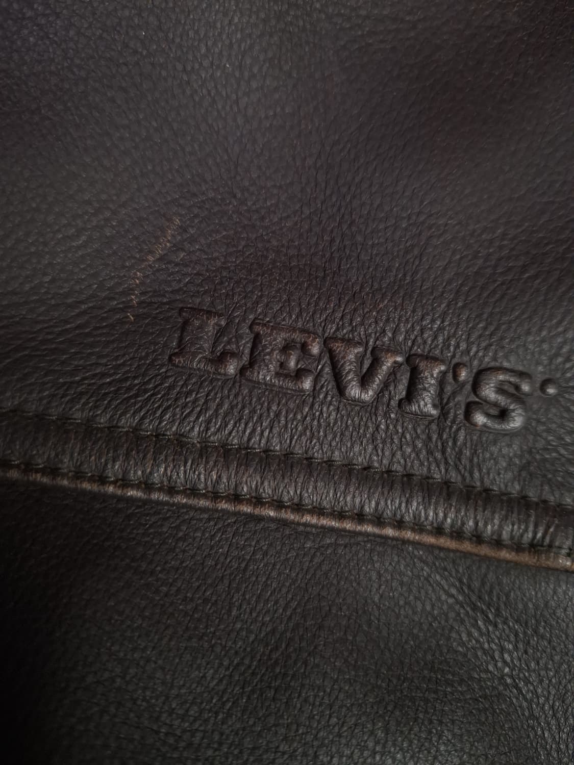 오리지날 국내산 다크리바이스 브라운 리얼레더 누박 자켓 상품이미지3