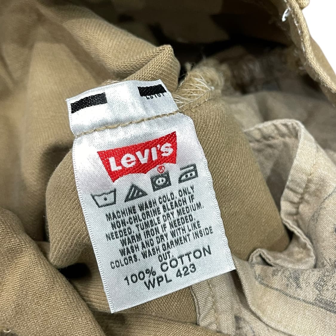 리바이스 501 베이지 데님팬츠 상품이미지6