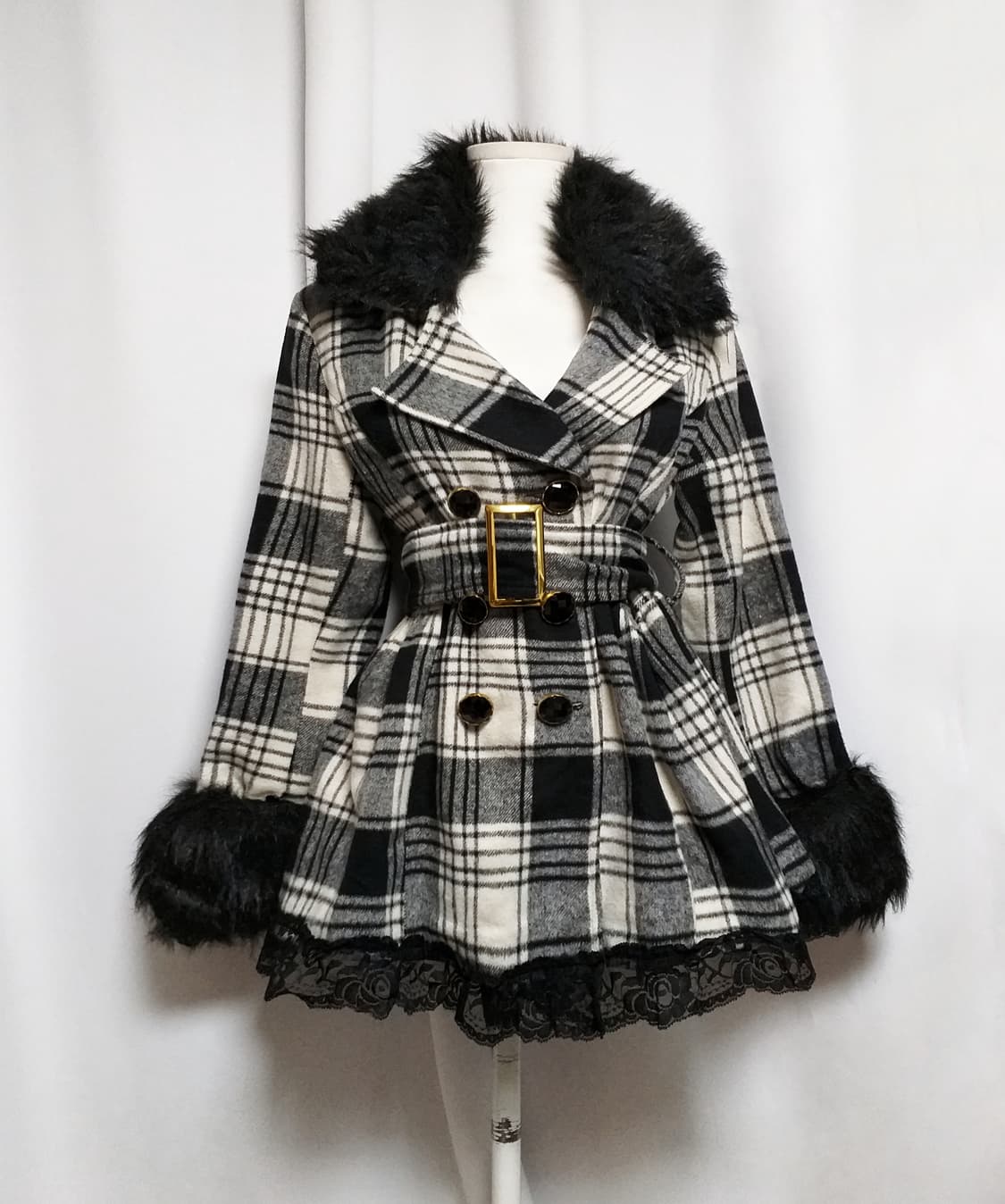 빈티지 코트 달천 대장 공겜여주 긱시크 펑크로리타 히메오네로맨틱갸루 핀터 상품이미지1