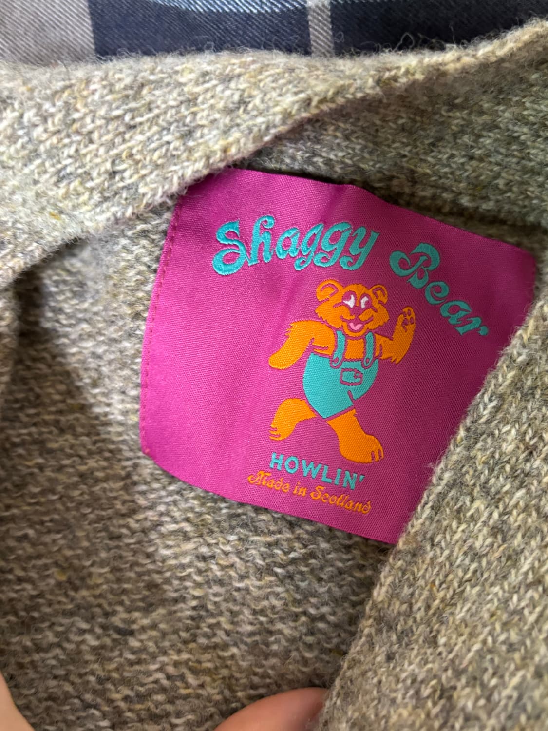 Howlin' Shaggy Bear 하울린 쉐기베어 가디건  상품이미지4