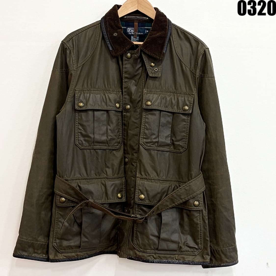 폴로 랄프로렌 정품 왁스 코튼 필드 자켓 M 0320 상품이미지1