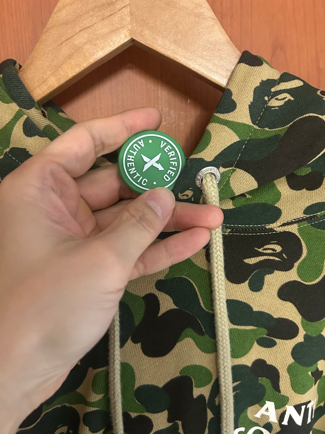 ASSC X Bape 카모 후드 상품이미지3