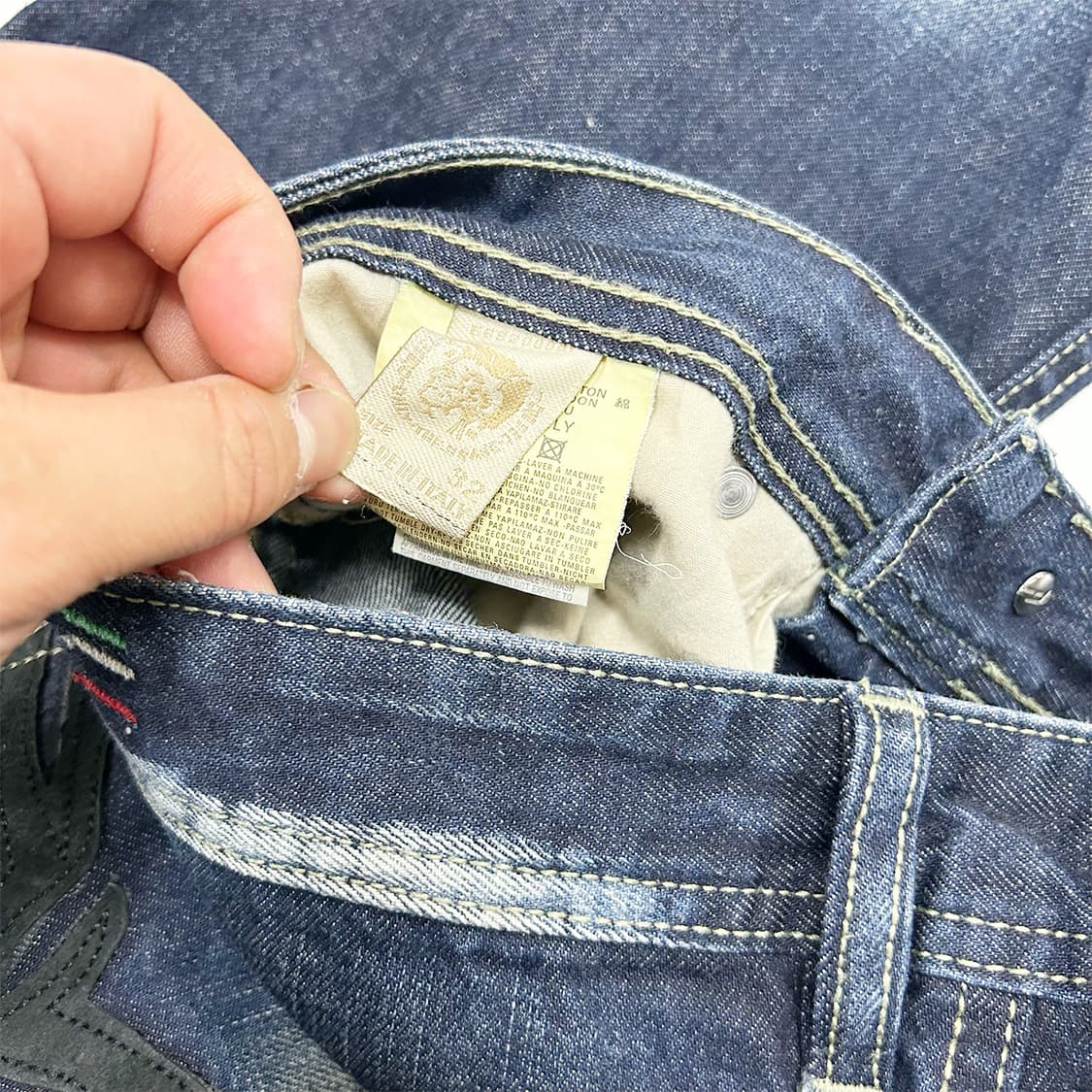 디젤 로고패치 데님팬츠 darron 상품이미지7