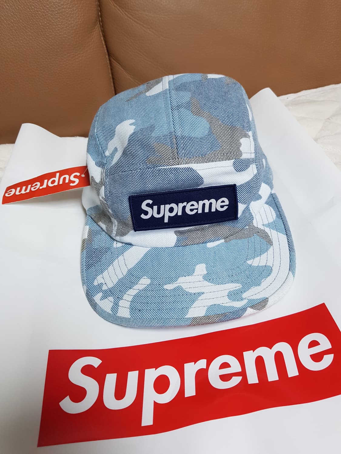 슈프림 워시드아웃 카모 캠프캡 모자 볼캡 상품이미지2