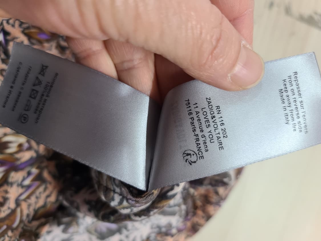 쟈딕앤볼테르 언밸런스 미디 스커트 S 상품이미지8