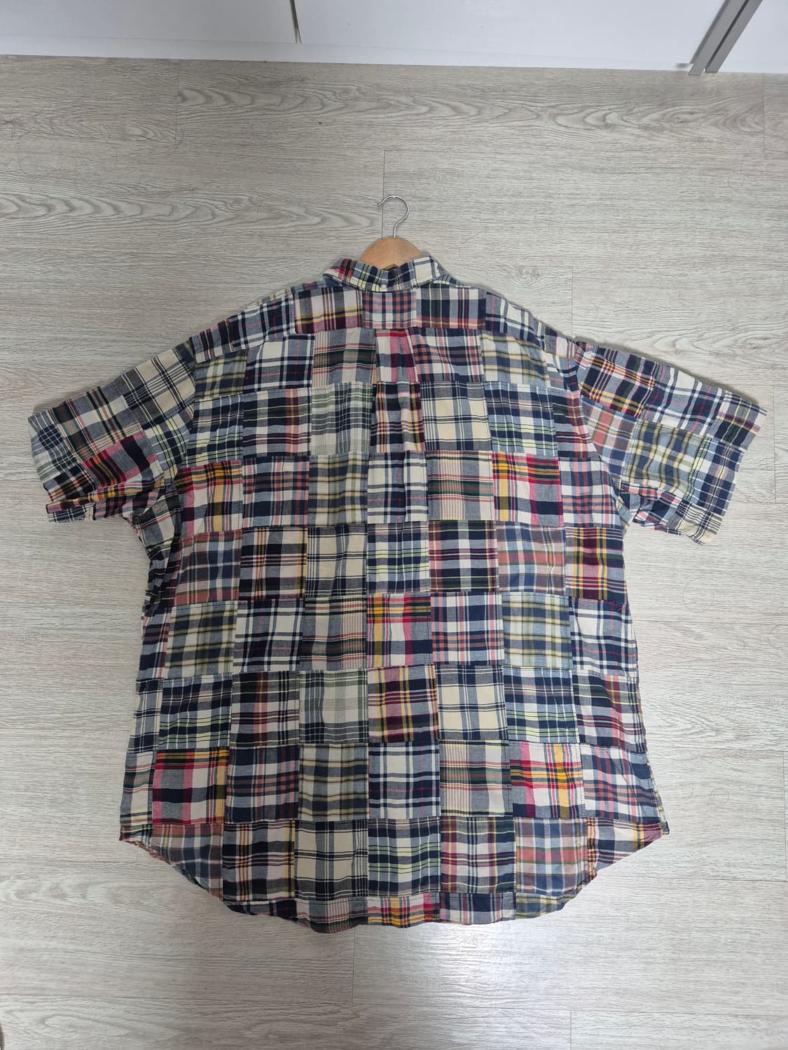 90s 폴로 랄프로렌 패치워크 셔츠 (3XL) 상품이미지5