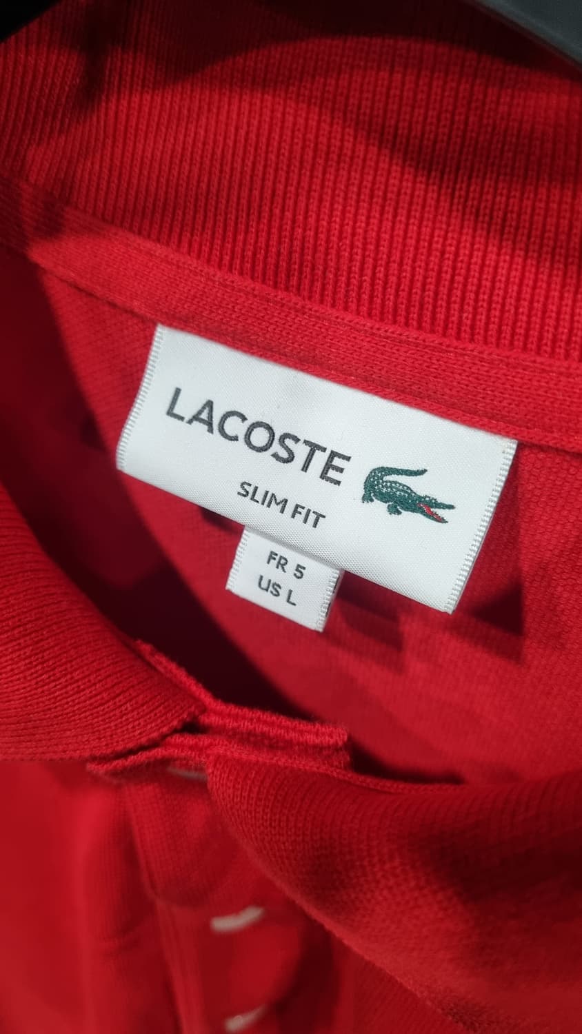 라코스테(LACOSTE) 95사이즈 (가슴반품49,총장74) 피케반팔 상품이미지3