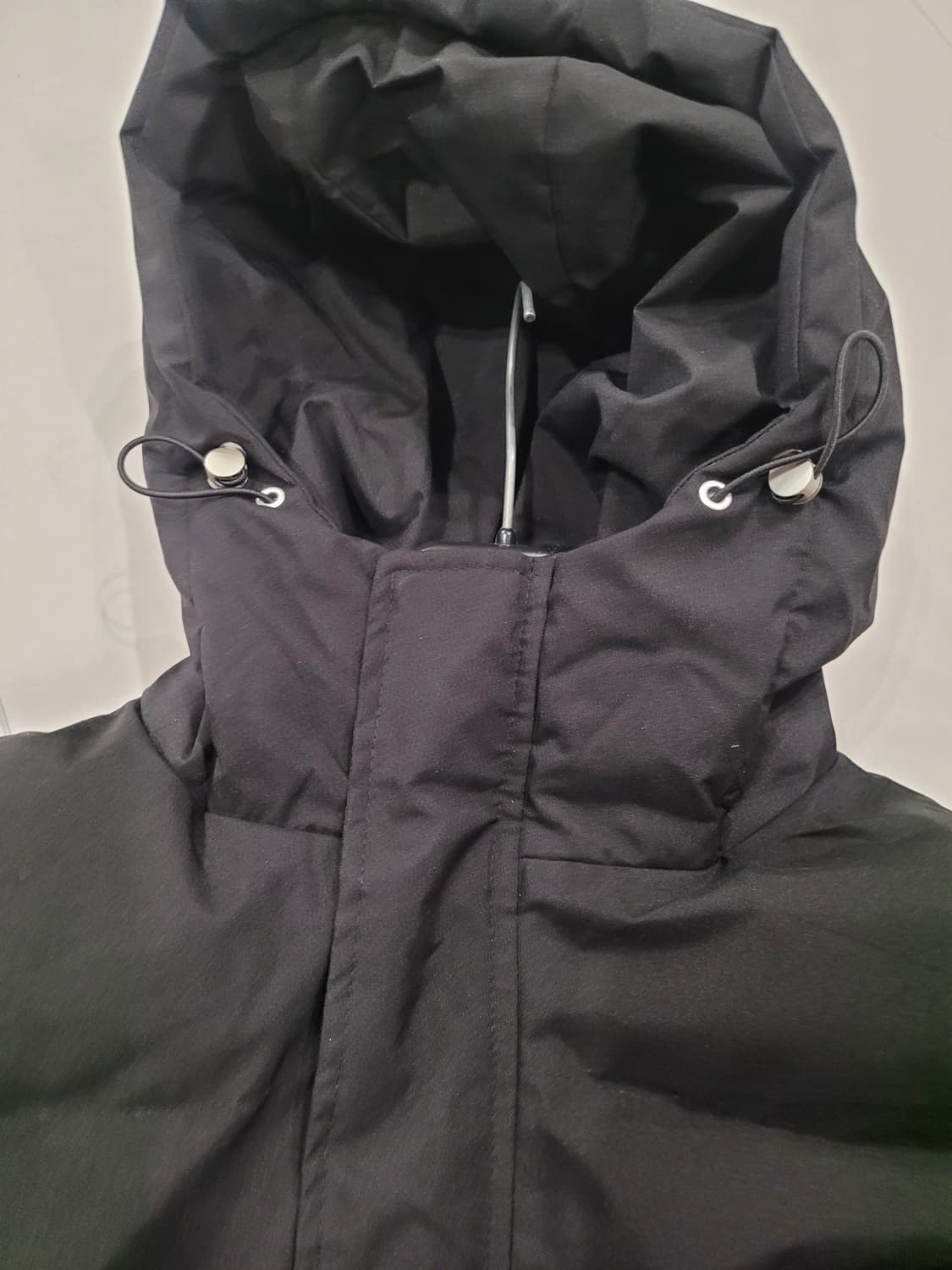 [새상품] 간절기패딩  "핏이 다했다" 편집샵 감성 오버핏 후드 패딩 상품이미지3