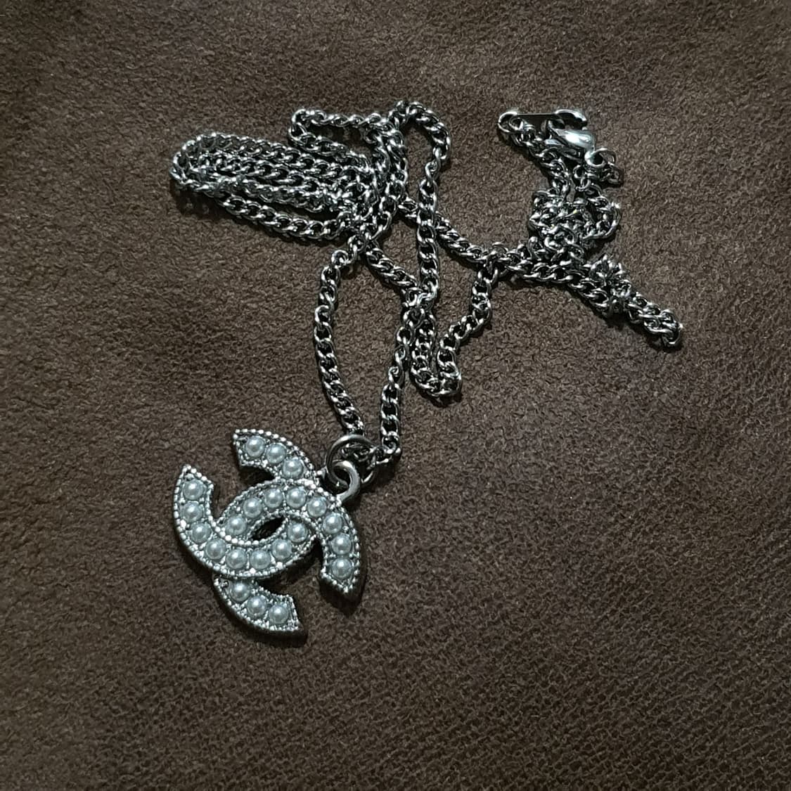 샤넬 빅진주 빈티지 업사이클링 목걸이 상품이미지2