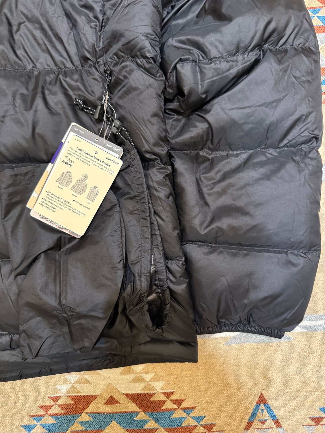 [L] 몽벨 라이트 알파인 다운 파카 블랙 -25FW 상품이미지4