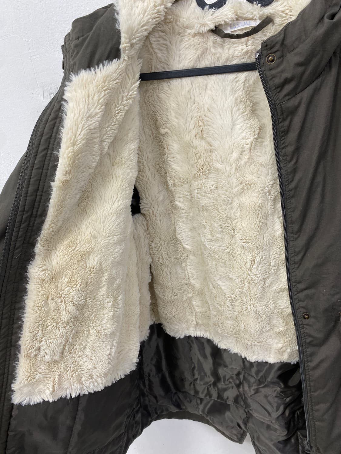 [ESSEME] 브라운카키 야상 후드 자켓 상품이미지7