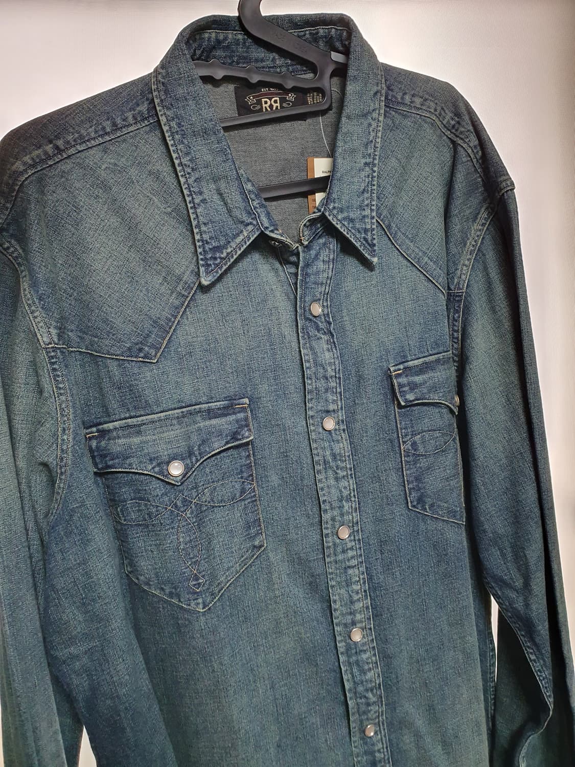 [새상품] RRL 버팔로 웨스턴 셔츠 XXL 더블알엘 상품이미지1