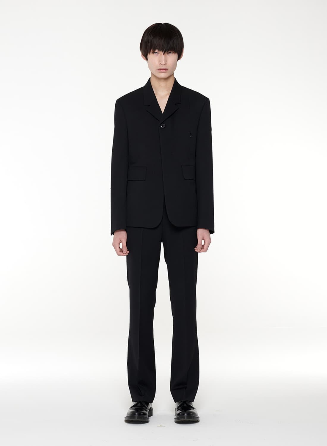 구민성 flared cut pants in wool gabardine 상품이미지6