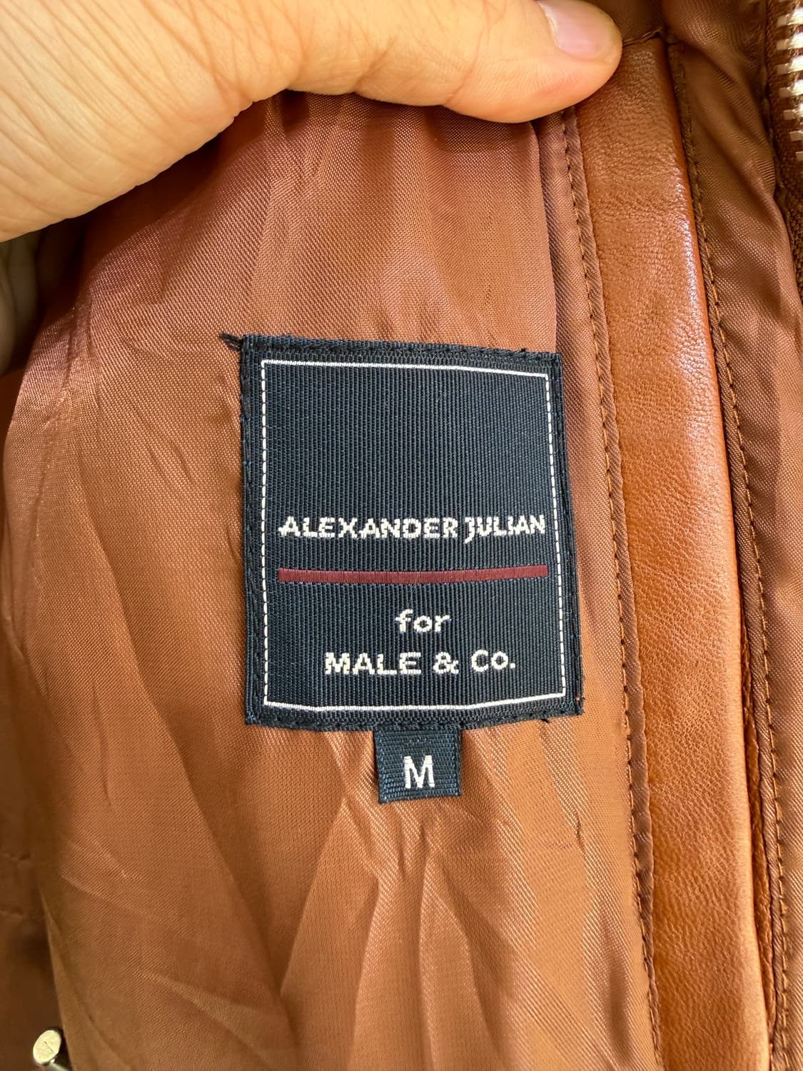 ALEXANDER JULIAN 레더 패딩  상품이미지9