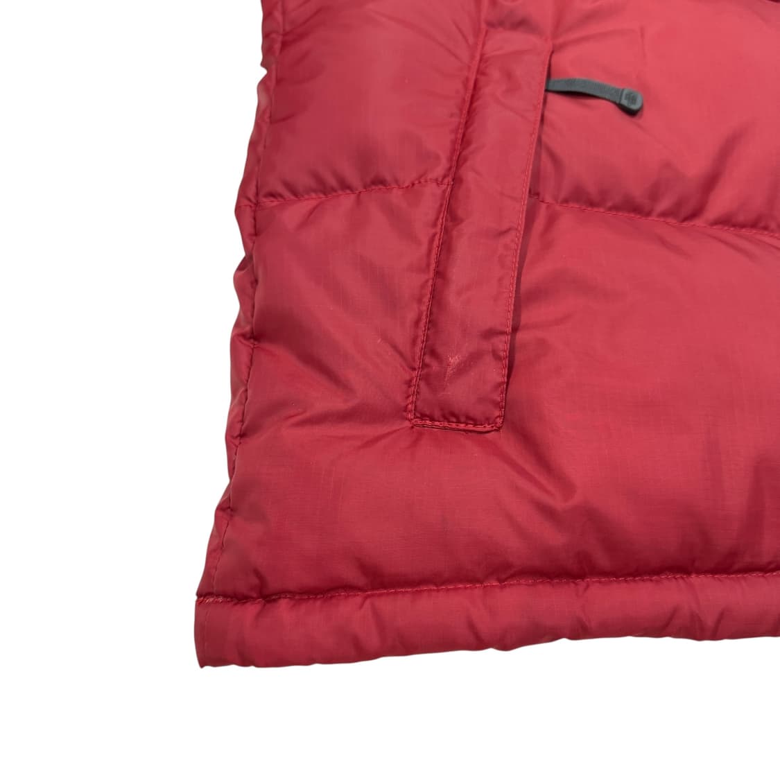 노스페이스 빈티지 구형 무광 눕시700 패딩 버건디 오렌지 L 상품이미지8