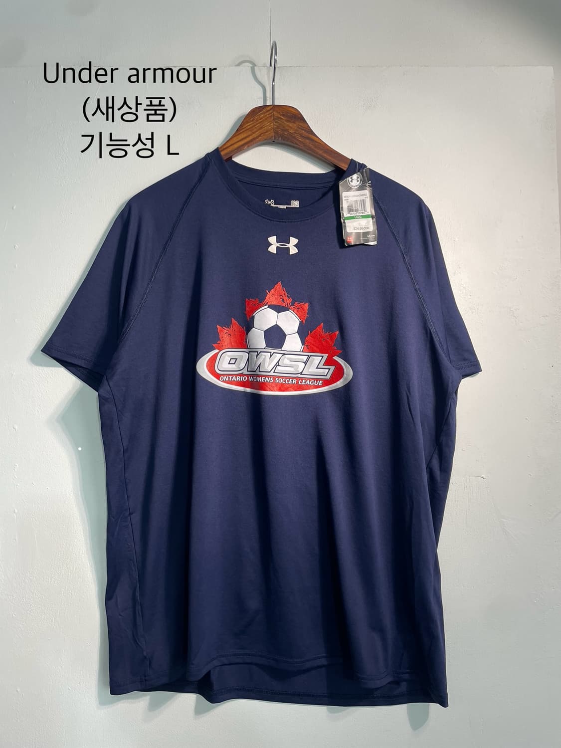 (새상품) 언더아머 기능성 축구 티셔츠 L 상품이미지1