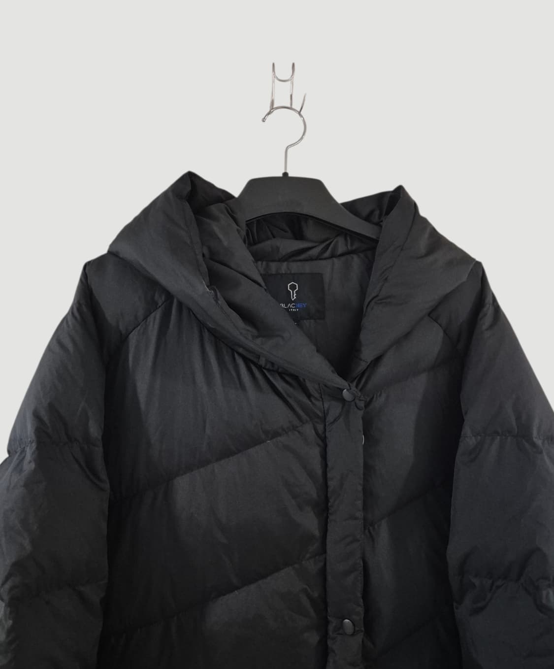 블래키 여자 오버핏 롱 오리털패딩 상품이미지2