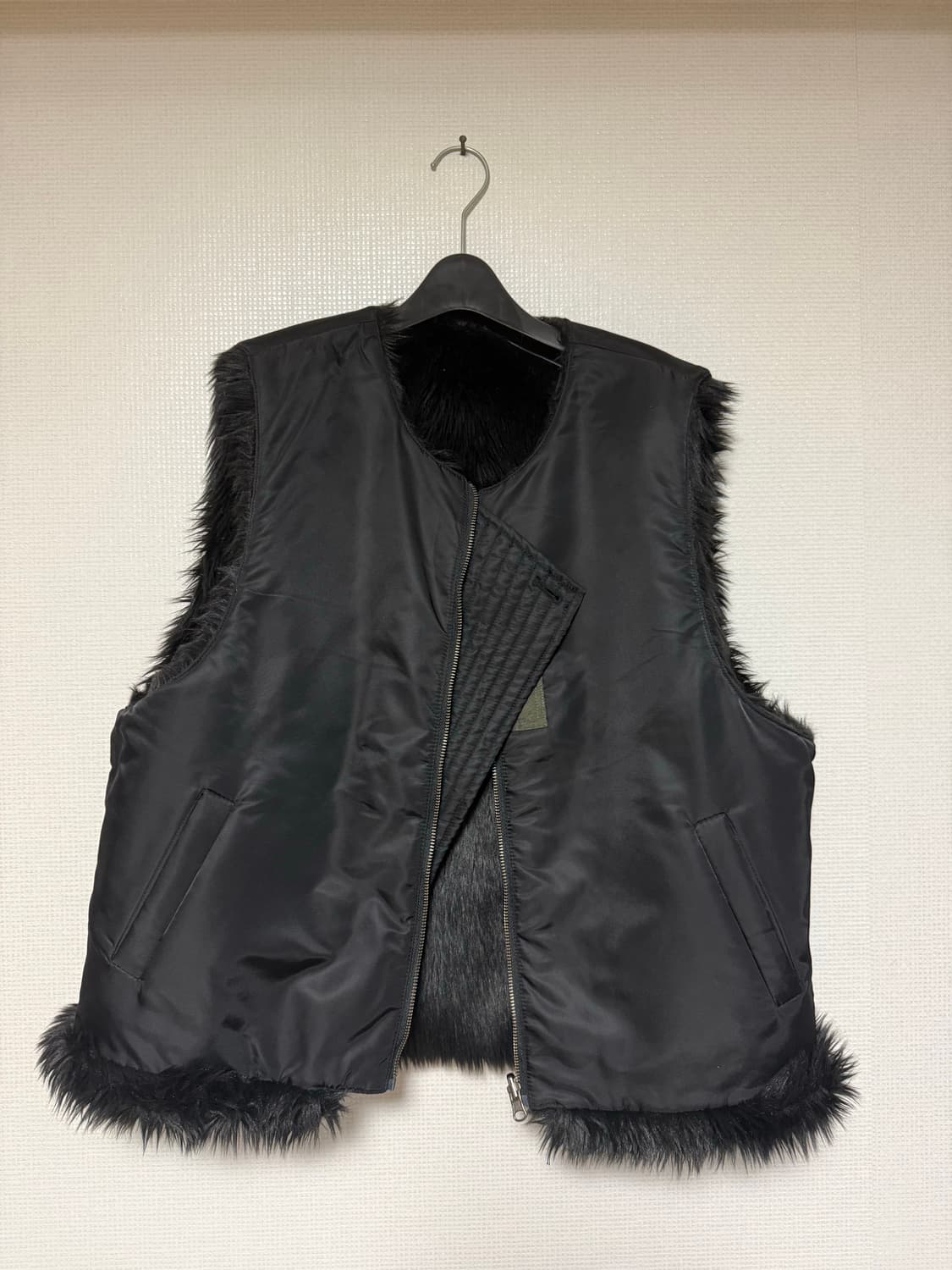 앤더슨벨 리버시블 퍼 자켓 블랙 L/XL 상품이미지6