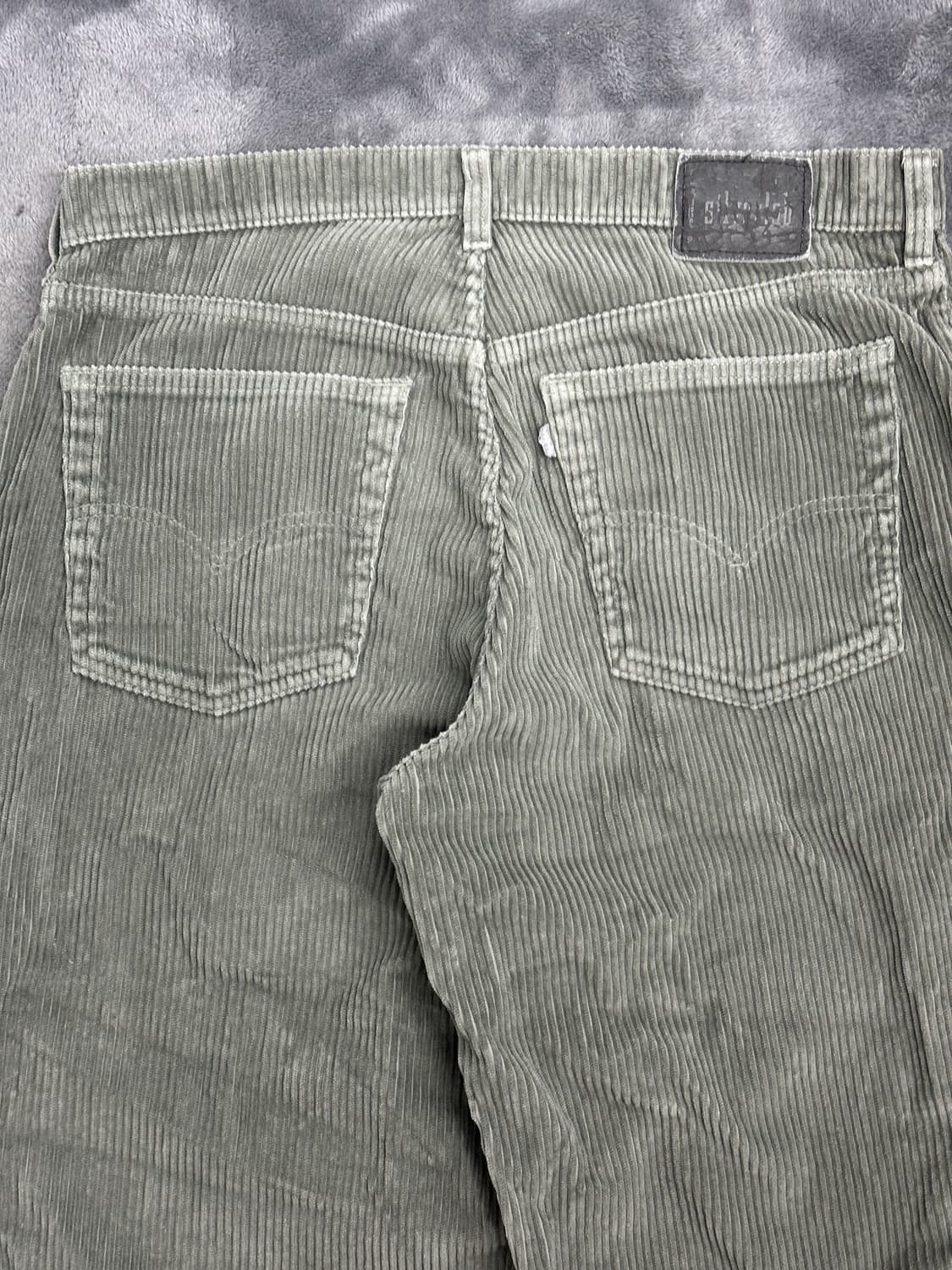 1998' 리바이스 실버탭 코듀로이 데님 팬츠 36x32 상품이미지4