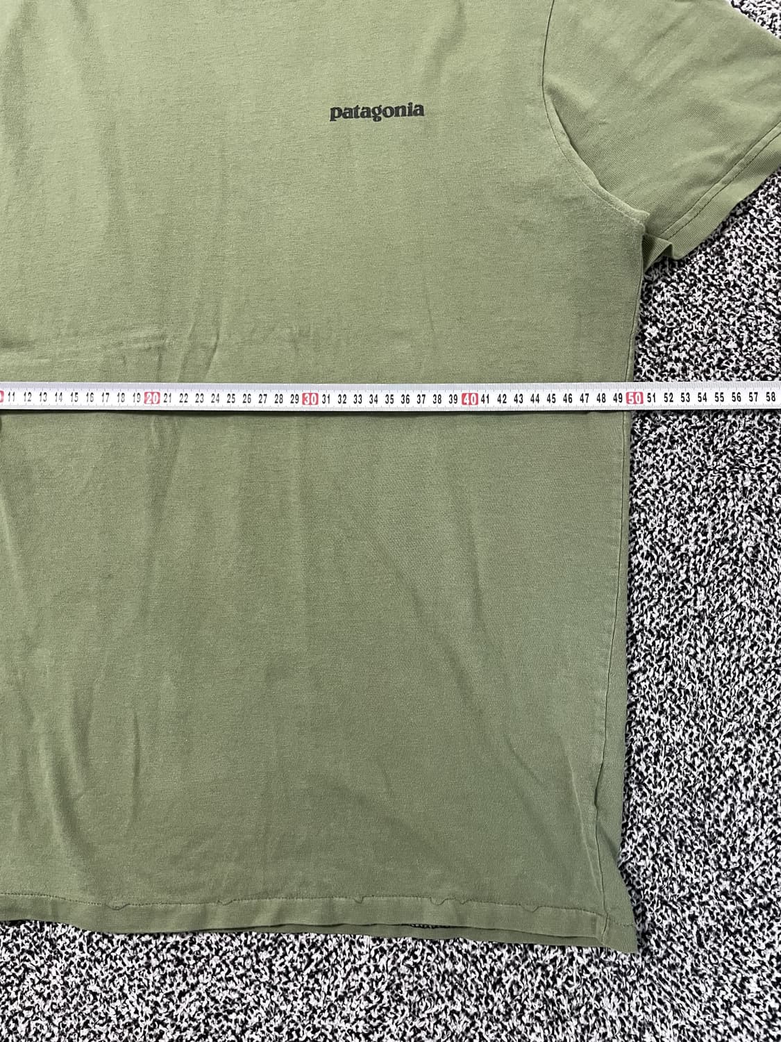 빈티지9. 파타고니아 P-6 로고 리스폰서빌리티 그린 반팔 티셔츠 반팔티 상품이미지5