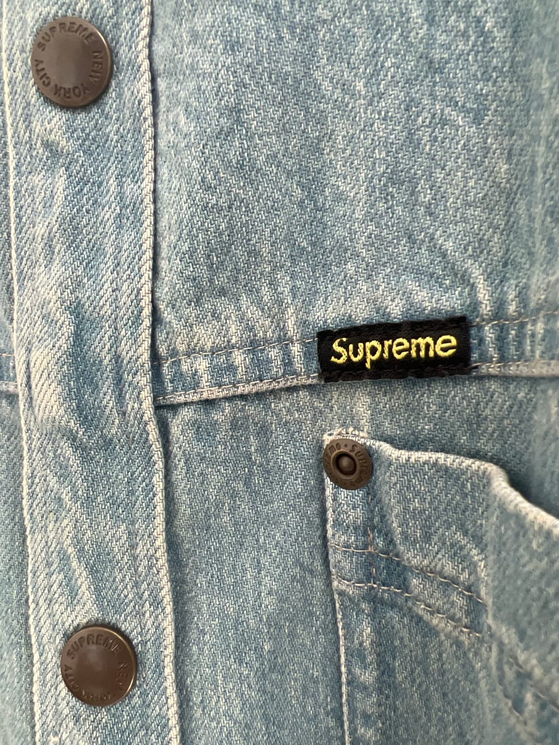 슈프림 데님 셔츠 자켓 L사이즈 상품이미지3