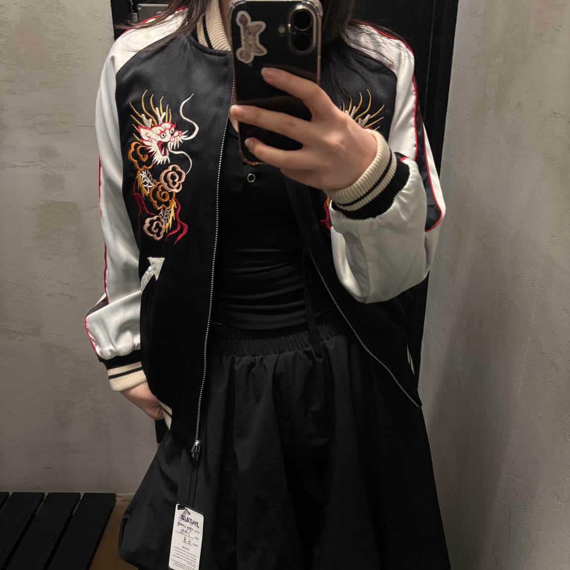 디자인 유나이티드 자수 스카잔 자켓 상품이미지2