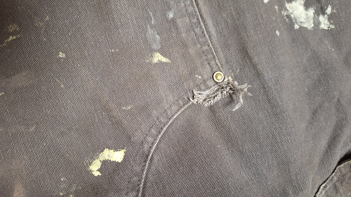 빈티지 칼하트 더블니 다크브라운 워크팬츠 상품이미지7