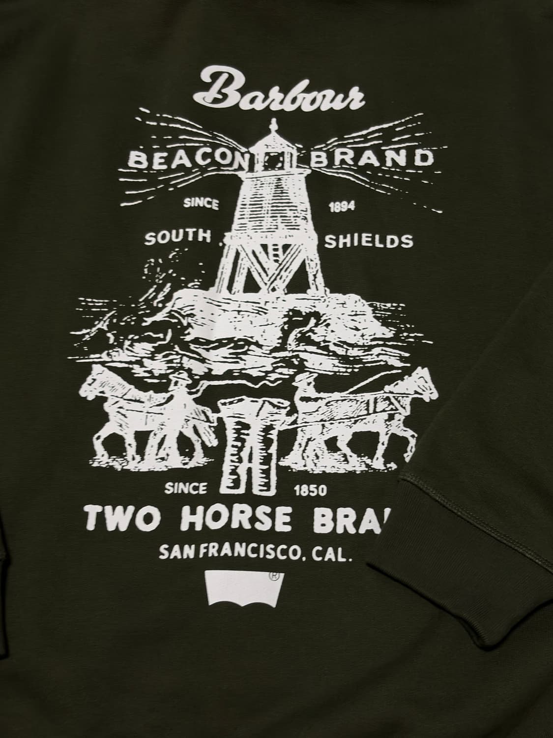 리바이스 x 바버 그래픽 후드 상품이미지9