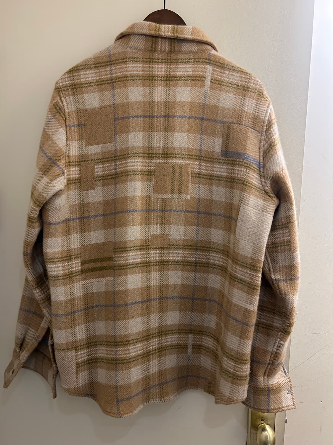 갓스트루캐시미어 x 닉푸케 캐시미어 패치워크 셔츠 L사이즈 상품이미지4