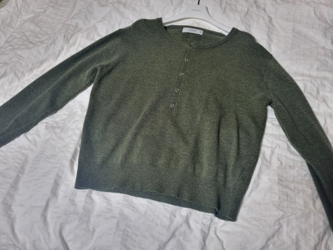 [2] 웨이비니스 로우 타이드 헨리넥 그린 상품이미지1