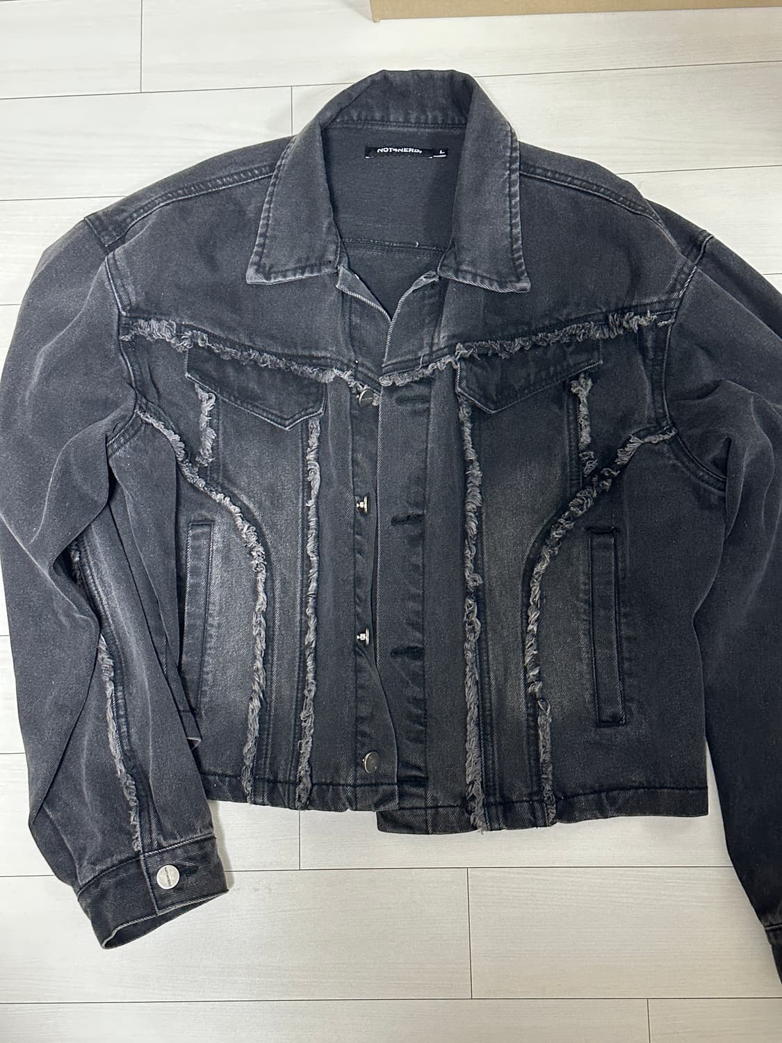 낫포너드 크롭 자켓 L 상품이미지1