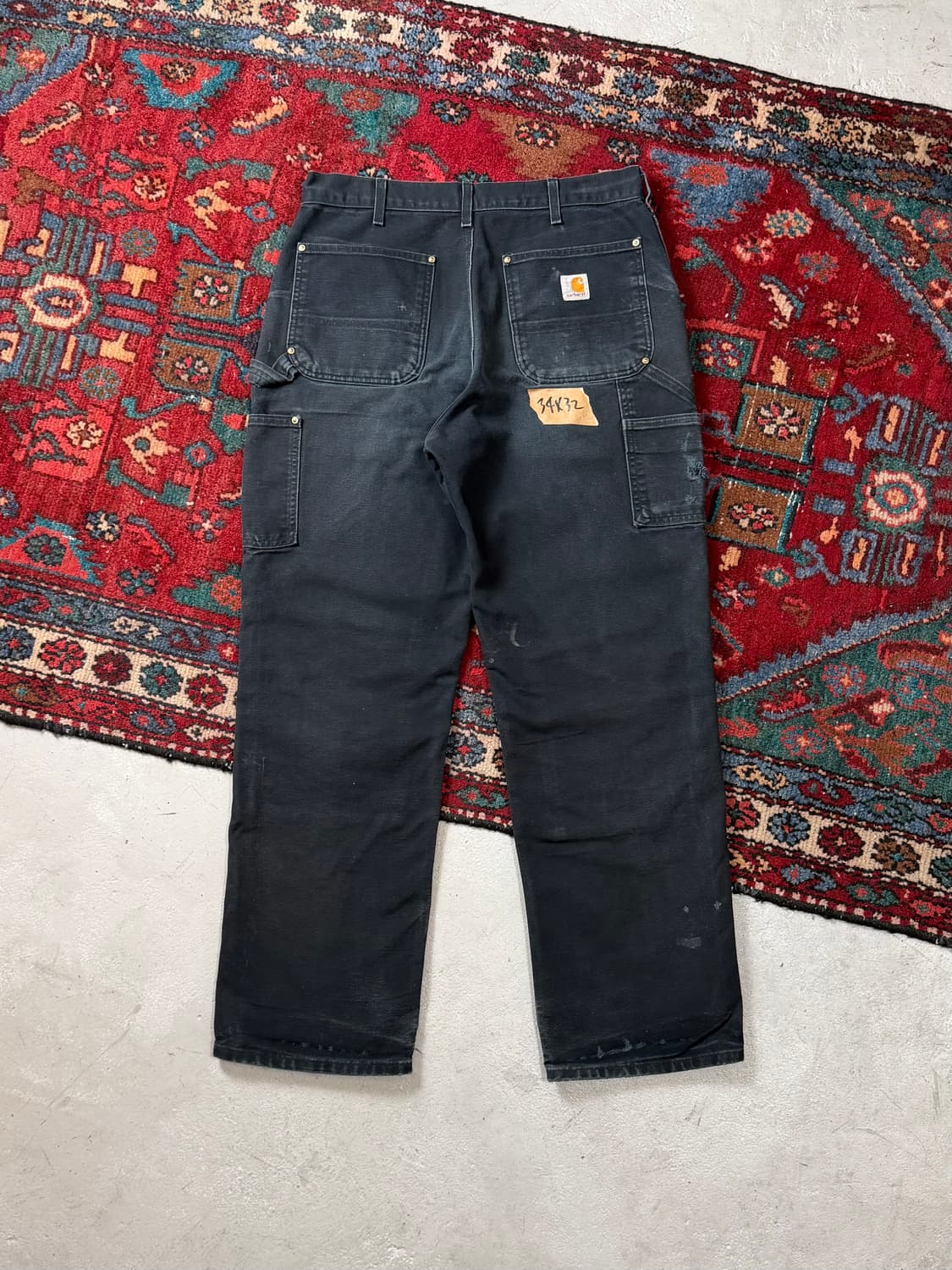 OG USA Made 칼하트 더블니 블랙 칼하트 B01 썩블니 상품이미지4