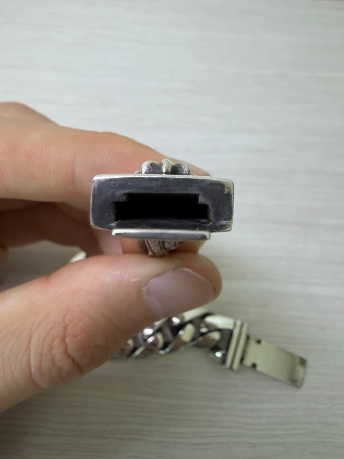 크롬하츠 플로랄 ID 클래식 팔찌 15링크 상품이미지5