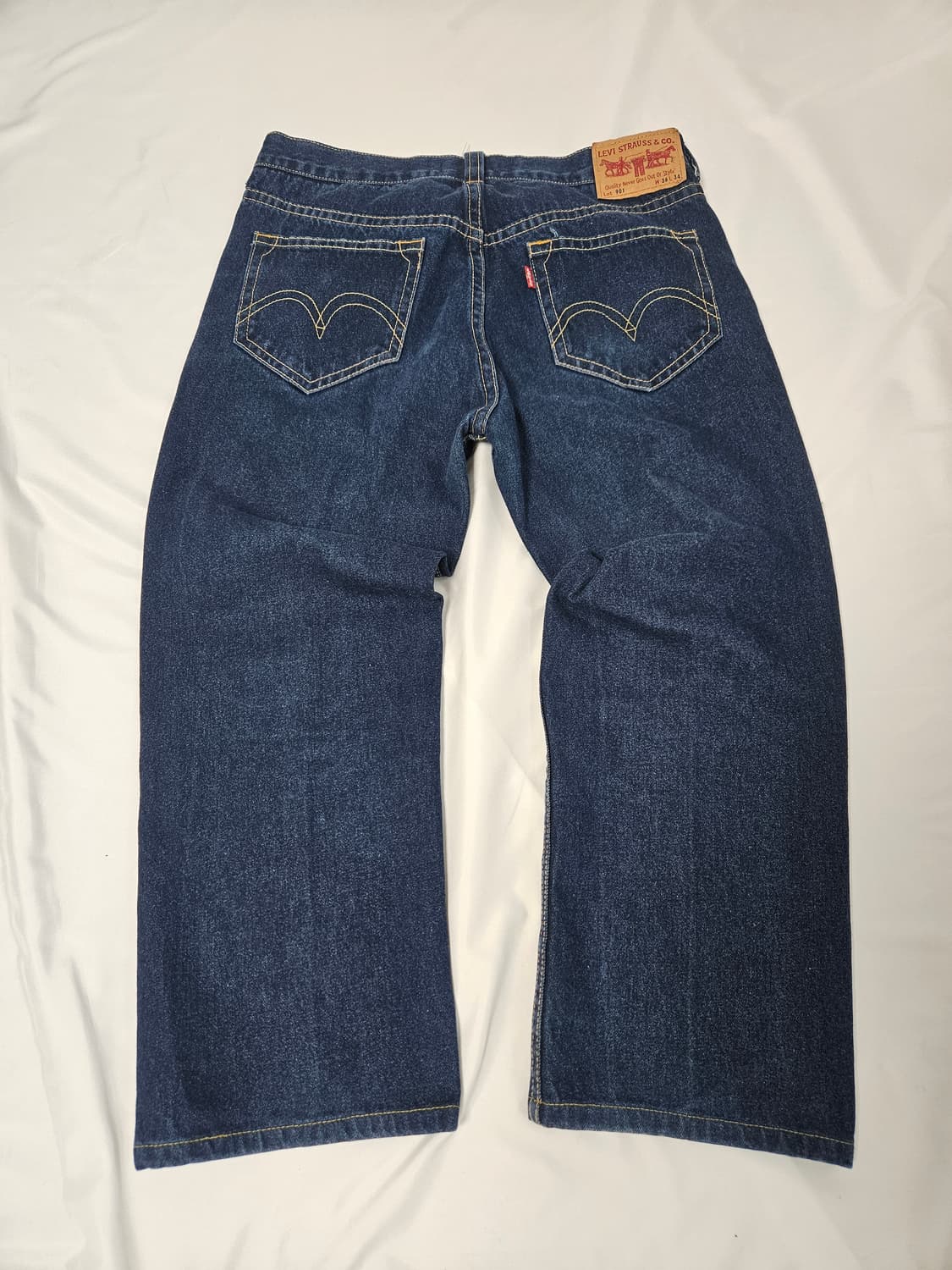 리바이스 901 아이코닉 타입1 와이드 스트레이트핏 데님팬츠 빈티지 36 상품이미지2