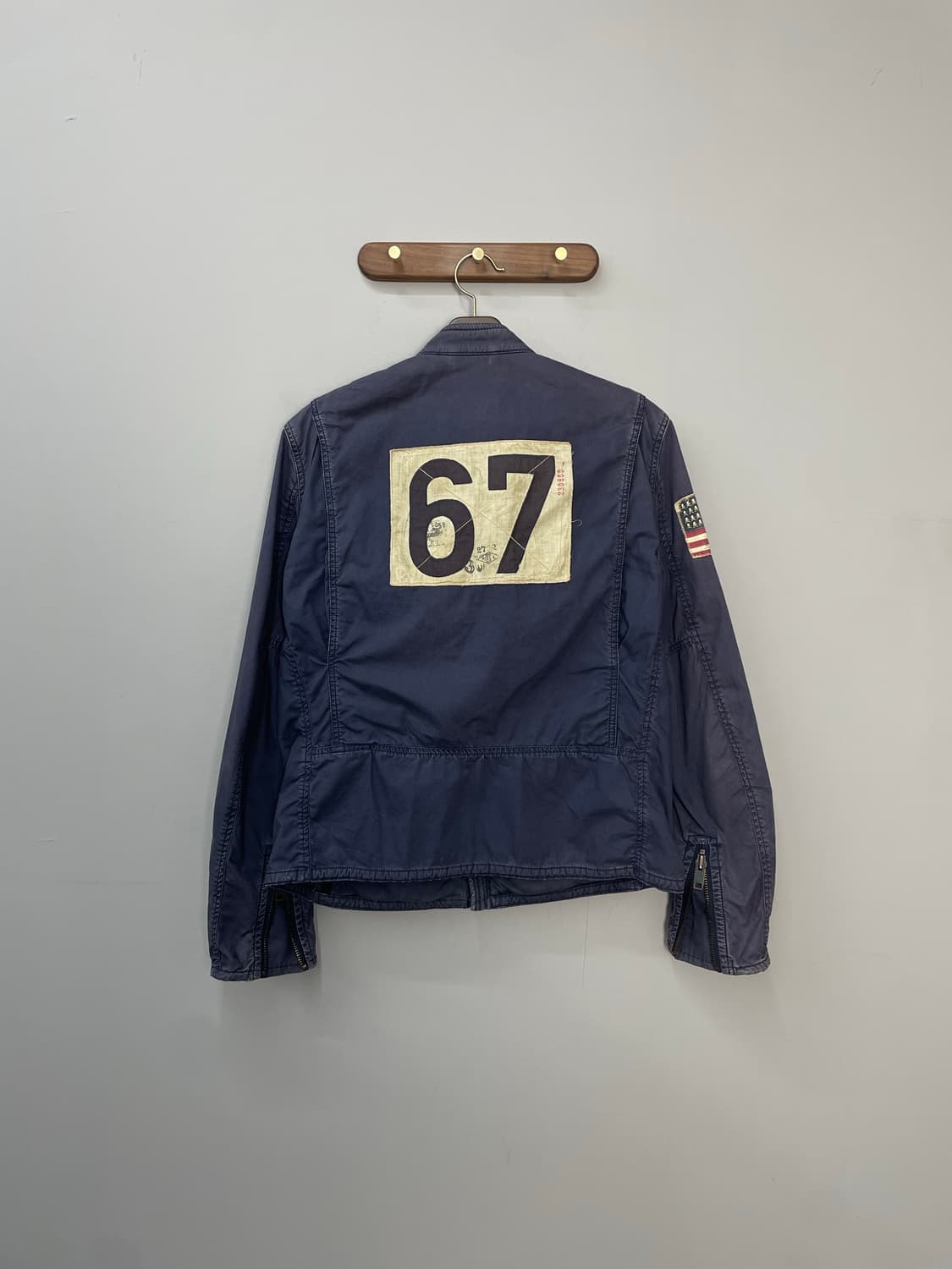 폴로 진스 컴퍼니 성조기 라이더 자켓 H1012 상품이미지4