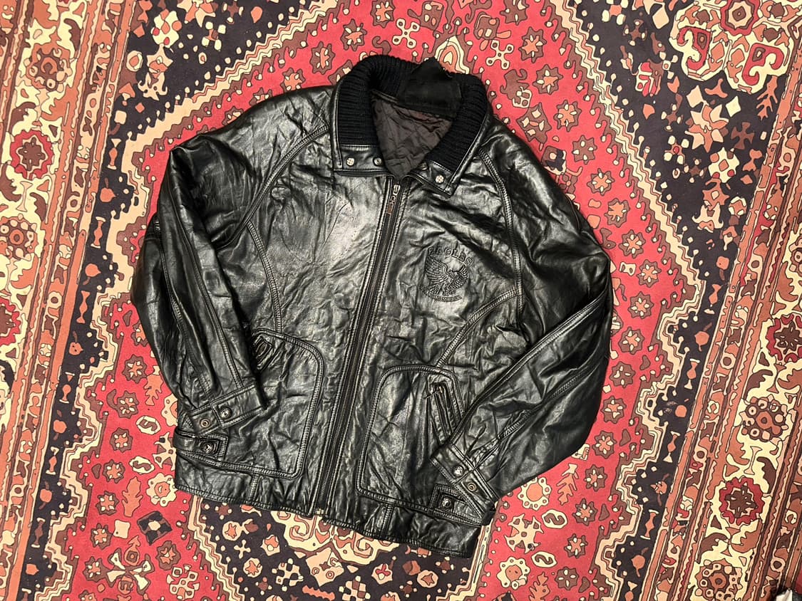 ( XL-2X ) 가죽자켓 봄버자켓 레더자켓 빈티지가죽 아메카지 워크웨어 상품이미지1