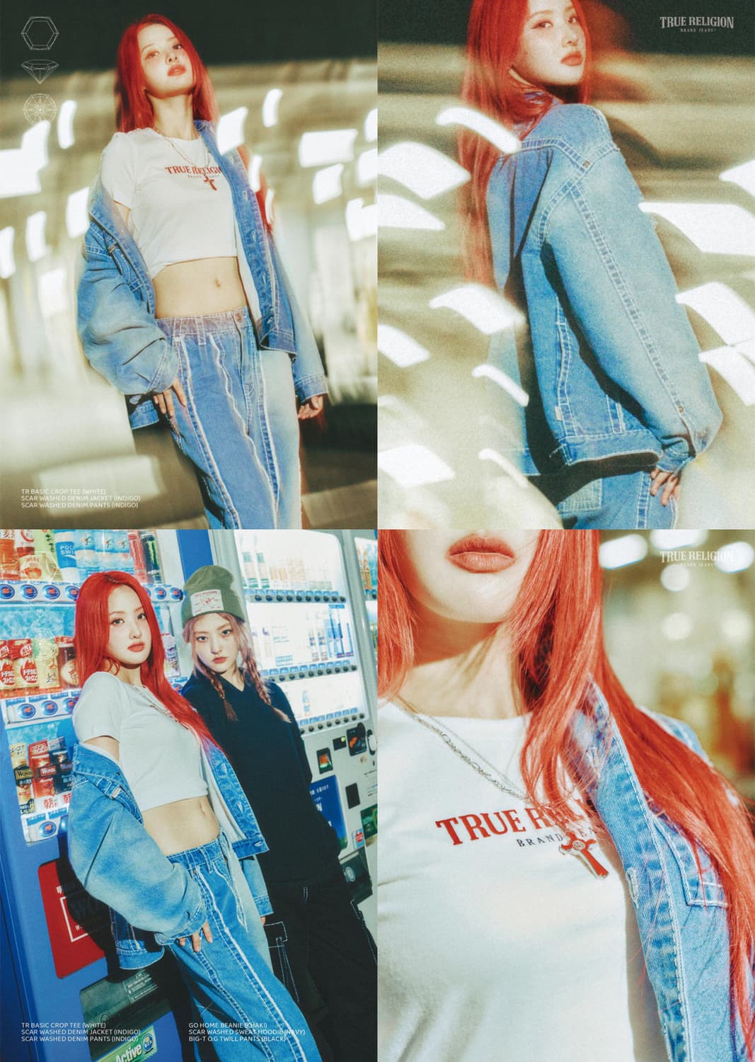 트루릴리젼 SCAR WASHED DENIM PANTS 청바지 M 상품이미지3