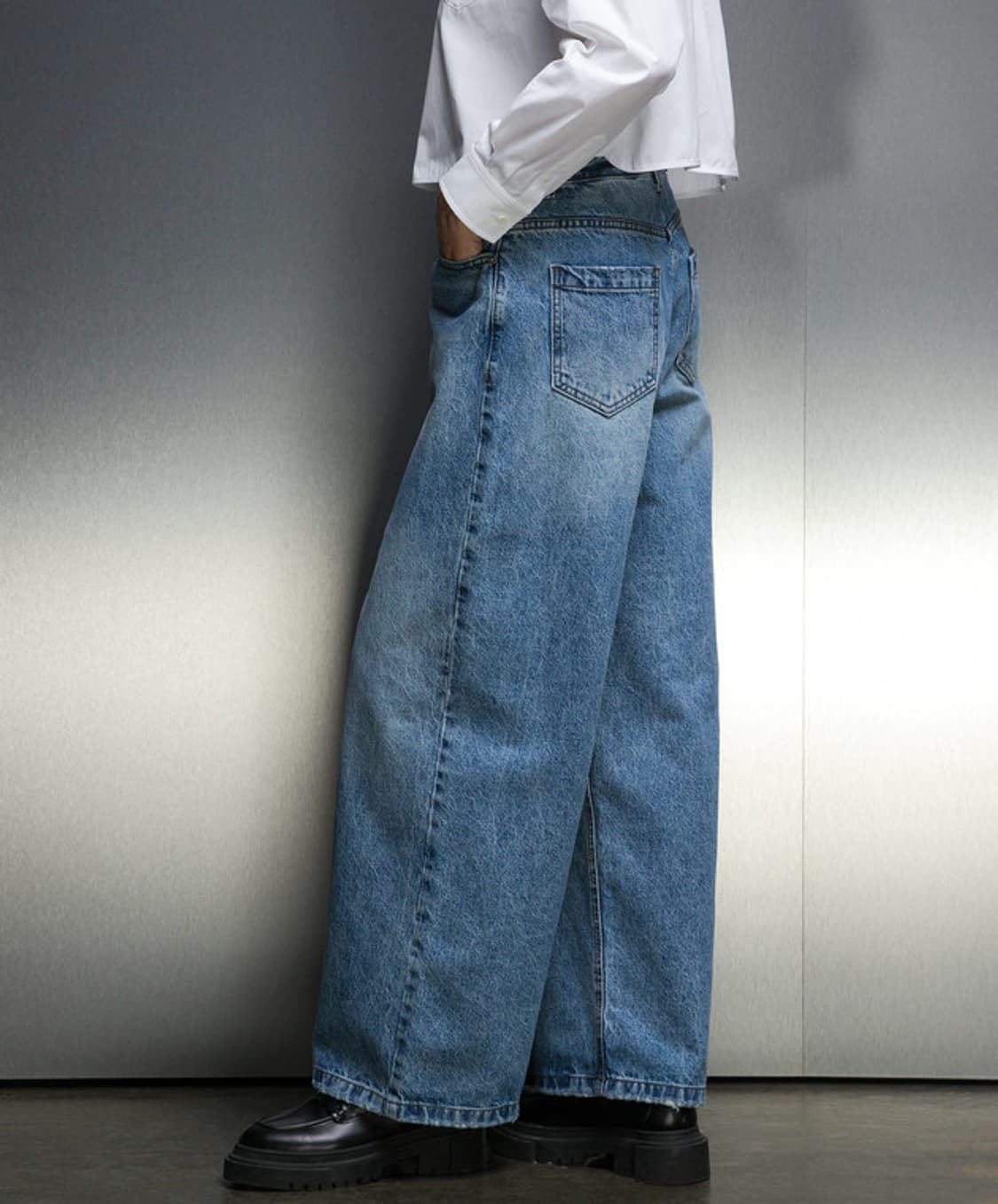 [준지] 여성 와이드 데님 상품이미지7