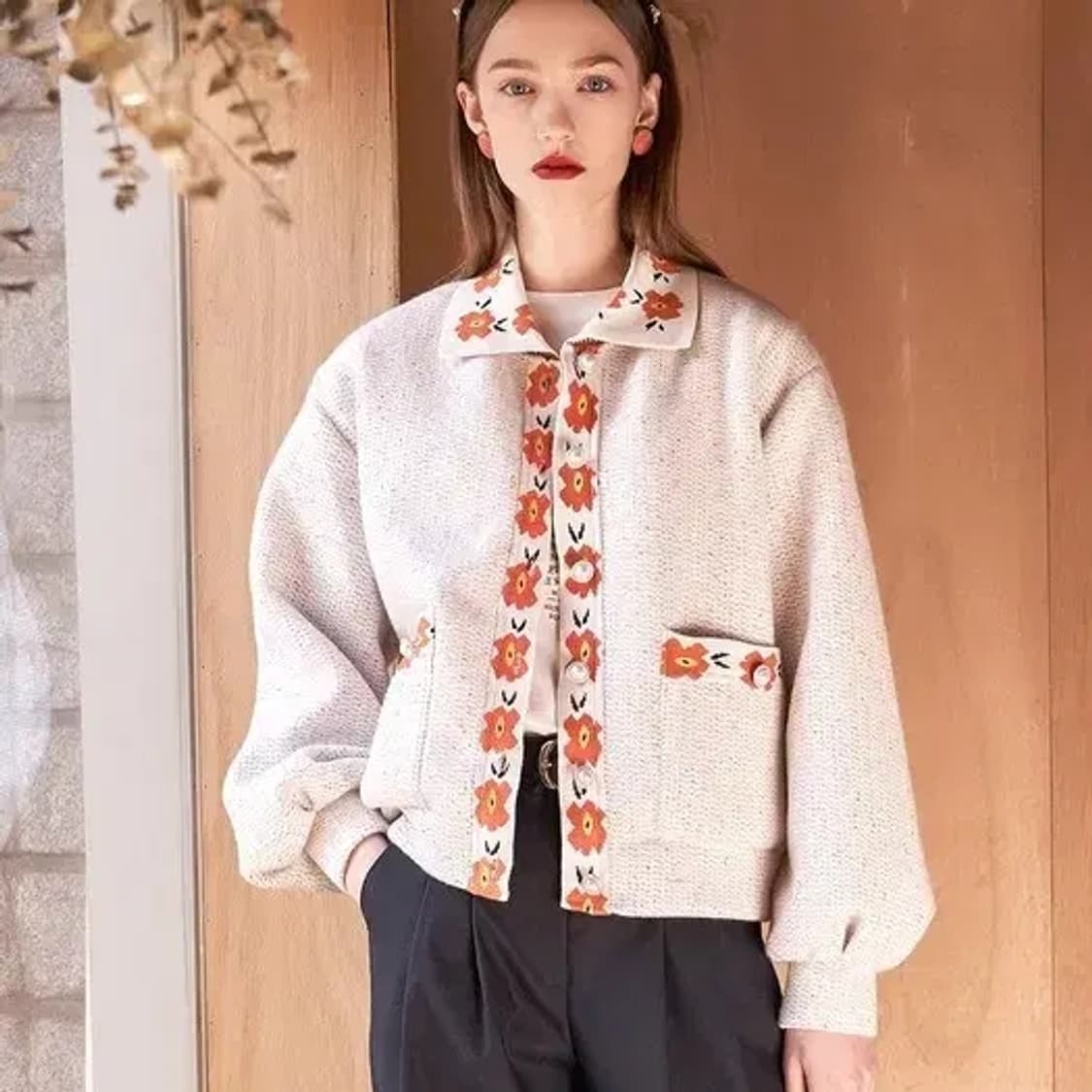 바이탈사인 플라워점퍼 상품이미지2