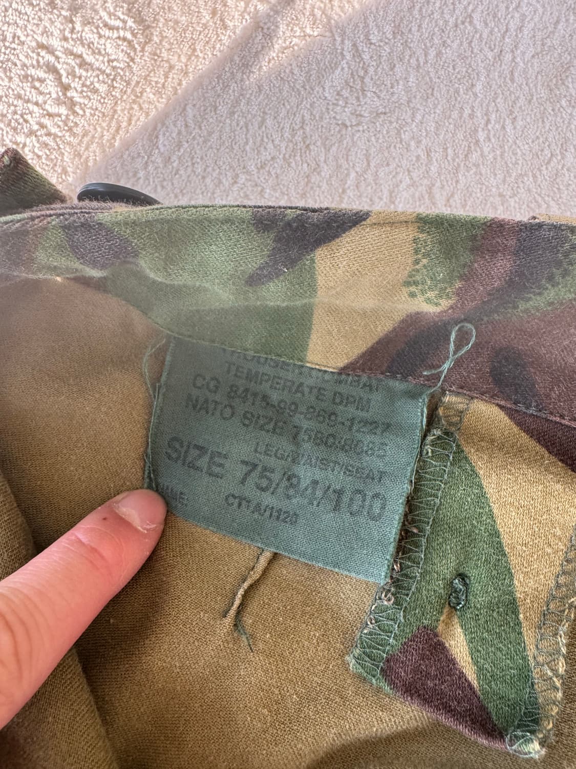 90s 영국군 dpm 카모팬츠 상품이미지4