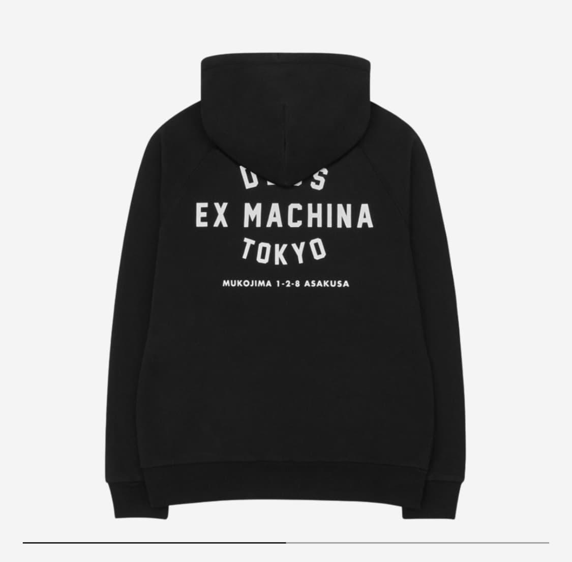 [M] 데우스 엑스 마키나 도쿄 아사쿠사 어드레스 후드 블랙 상품이미지1