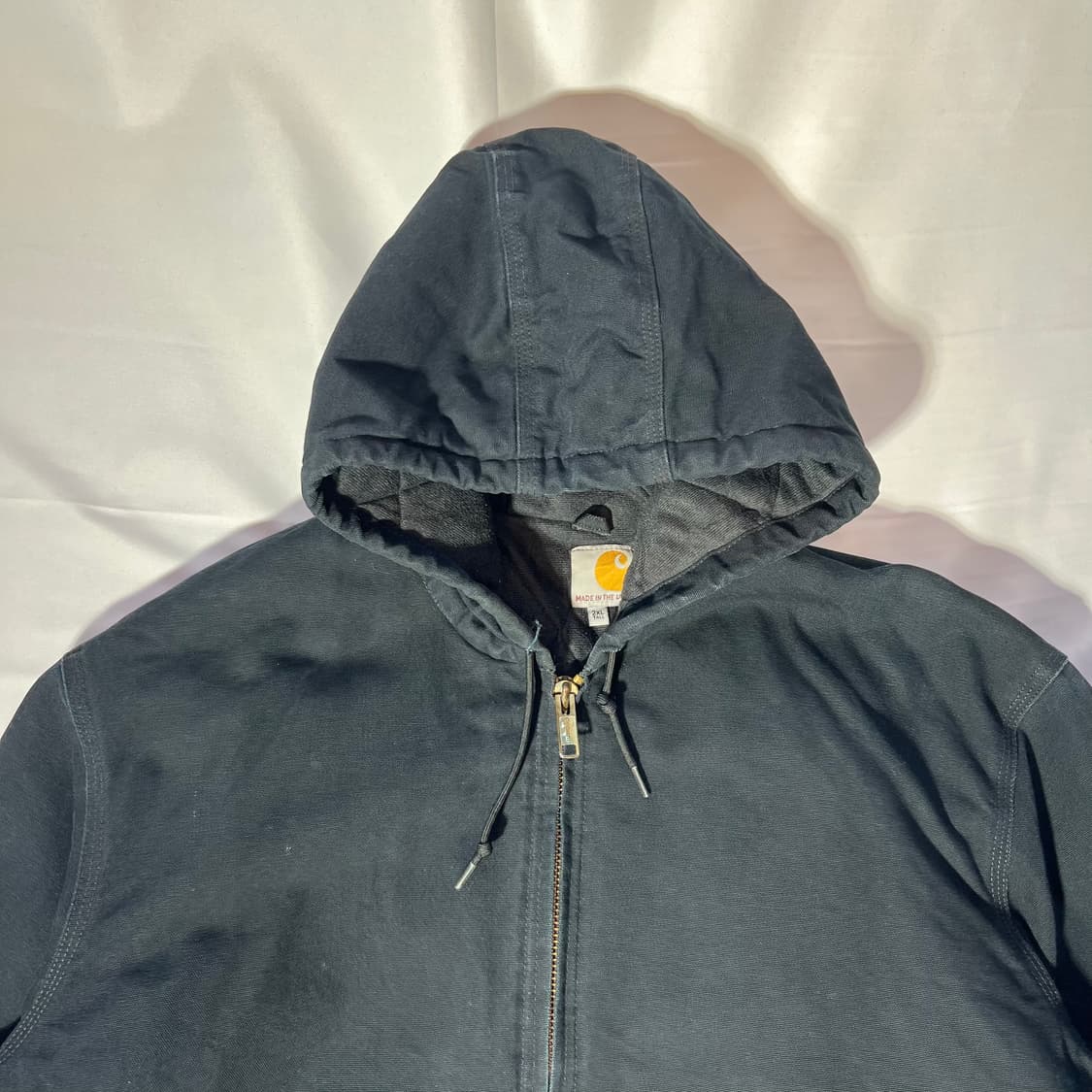 [2XL]U.S.A 칼하트 J140 블랙 캔버스 액티브자켓 상품이미지2