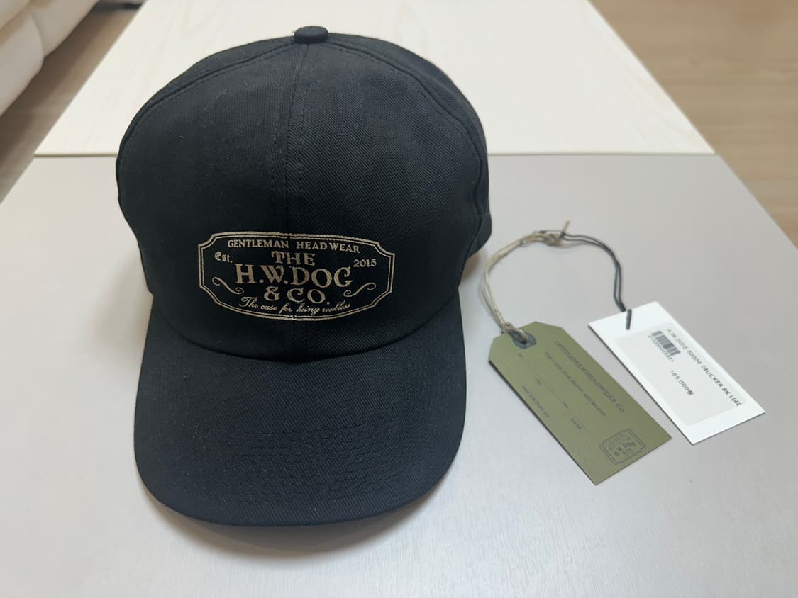 THE H.W.DOG&CO 트러커캡 블랙 40사이즈 도그앤코 상품이미지1