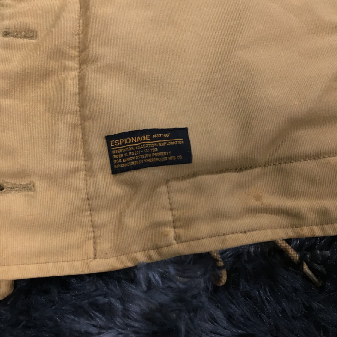 투티/0312 에스피오나지 퍼 안감 털 자켓 아우터 브라운 상품이미지7