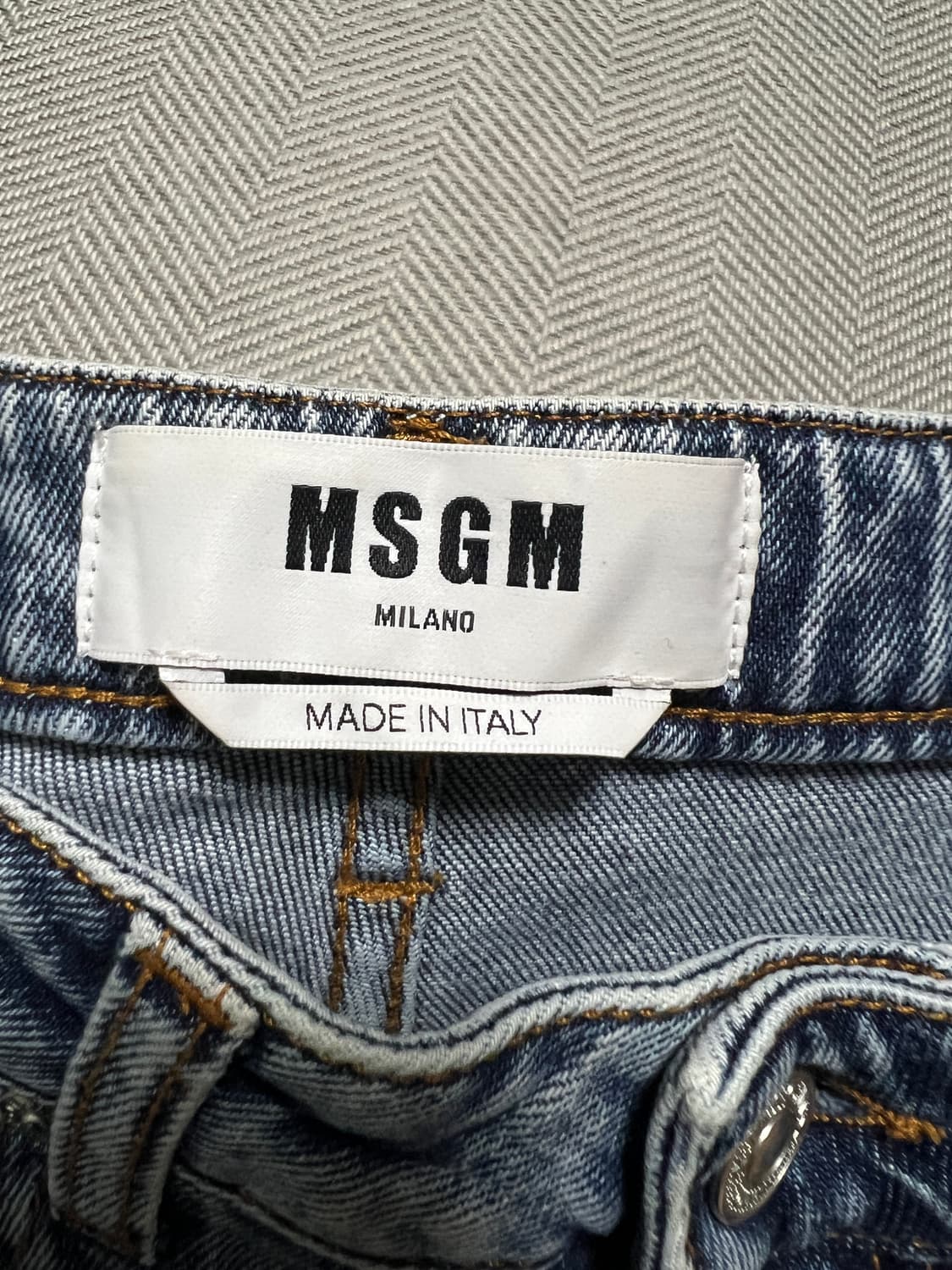 MSGM 데님 팬츠 정품 상품이미지3